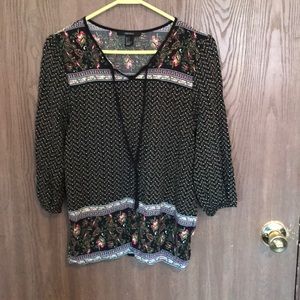 Patterned blouse
